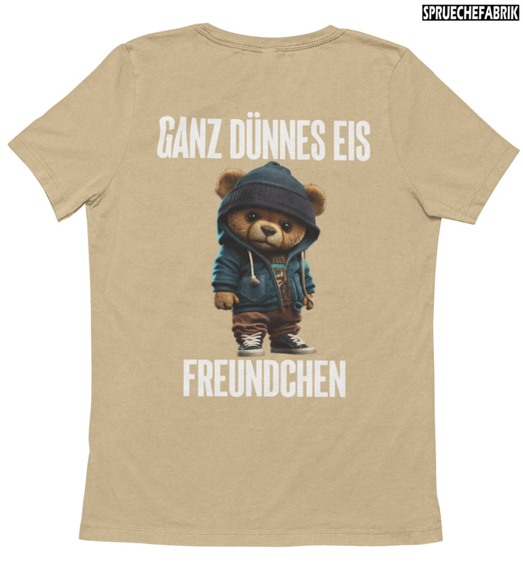 GANZ DÜNNES EIS TEDDY Rückendruck T-Shirt