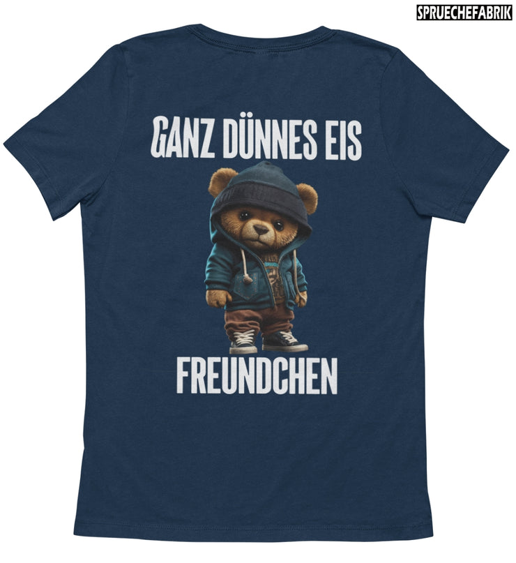 GANZ DÜNNES EIS TEDDY Rückendruck T-Shirt