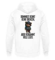 GRENZEN TEDDY Rückendruck Hoodie