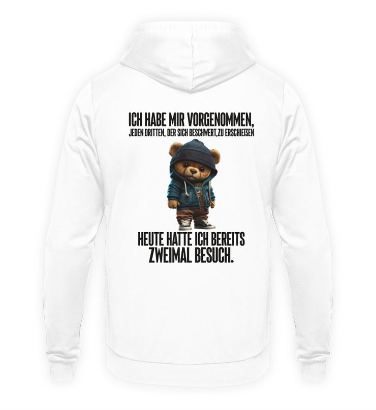 BESCHWEREN TEDDY Rückendruck Unisex Hoodie