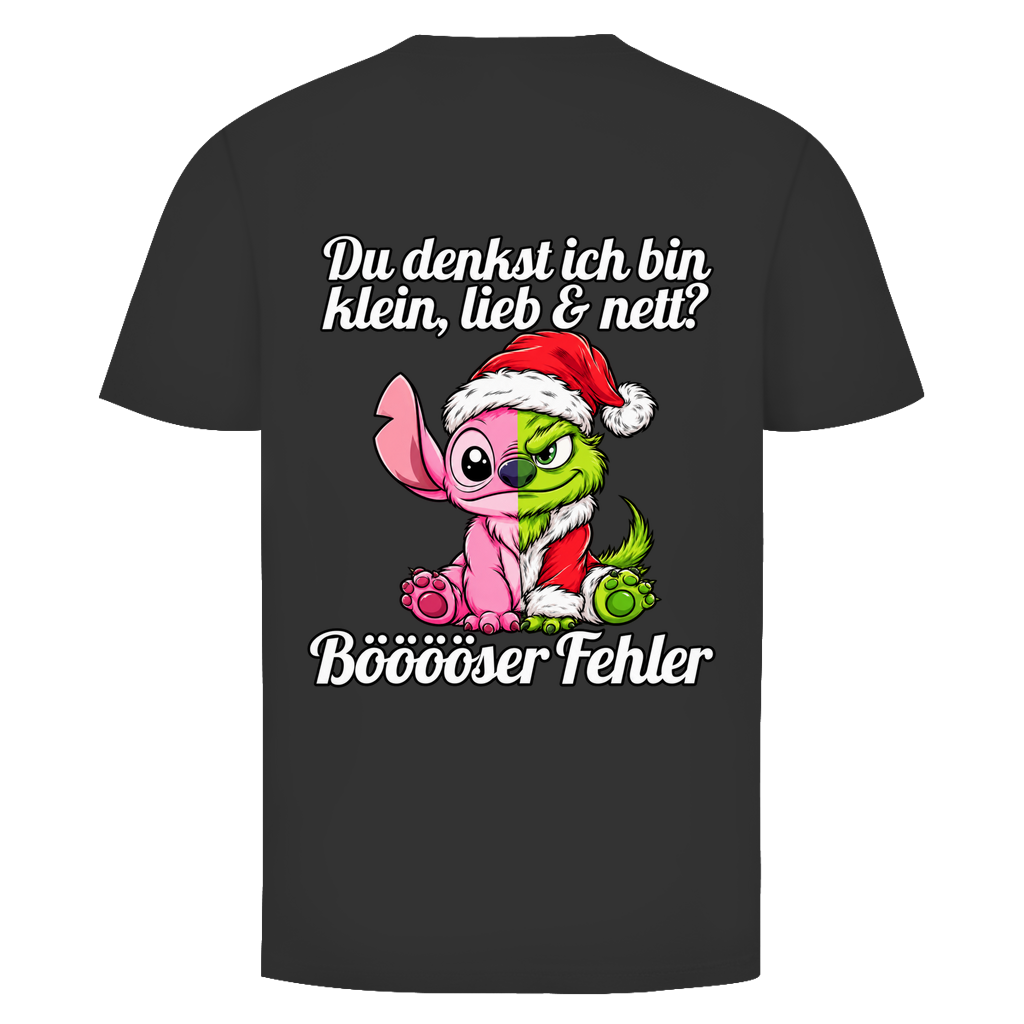 KLEIN LIEB & NETT GRITCH PINK Rückendruck | Shirt Unisex — Schwarz