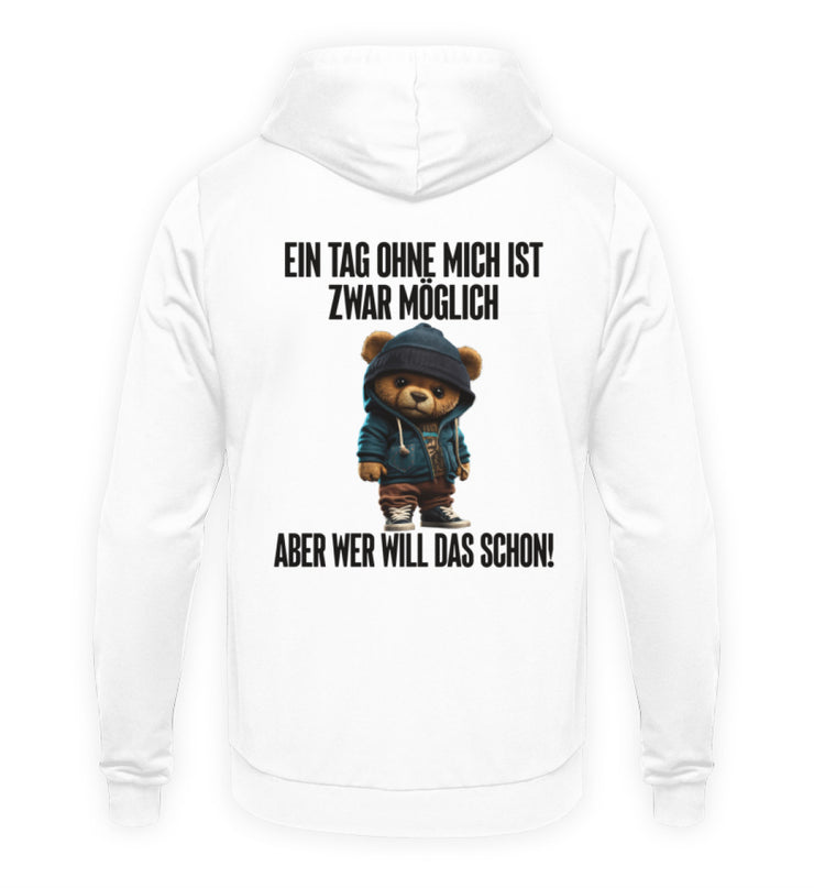 OHNE MICH TEDDY Rückendruck Hoodie