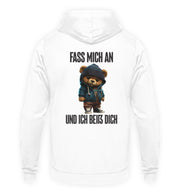 ICH BEIß DICH TEDDY Rückendruck Unisex Hoodie