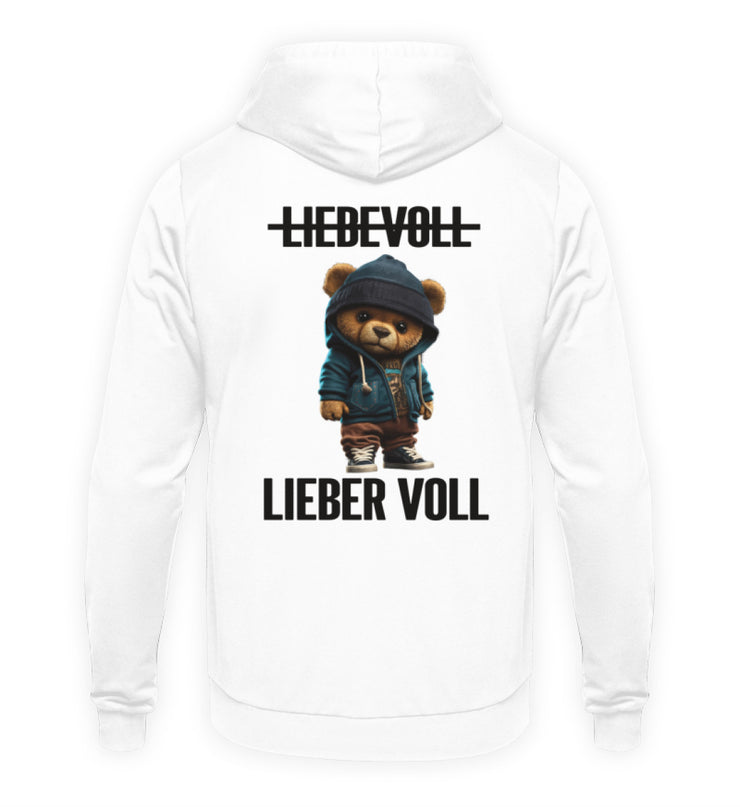 LIEBEVOLL TEDDY Rückendruck Hoodie