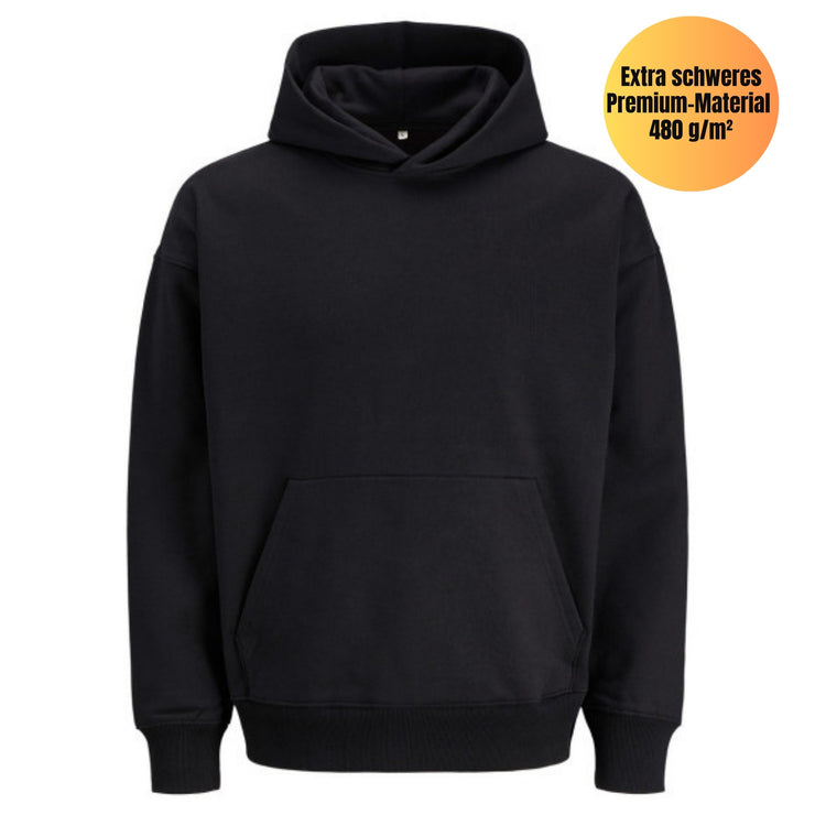 ICH KAUFE EIN I MAUS Rückendruck | Premium Oversize Hoodie Unisex Jack & Jones