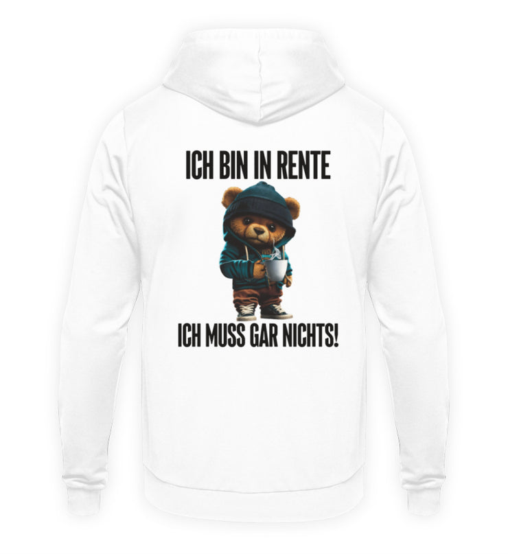 RENTE TEDDY Rückendruck Unisex Hoodie