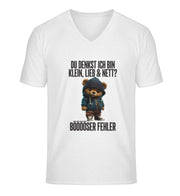 KLEIN, LIEB & NETT TEDDY Vorderdruck V-Ausschnitt Shirt