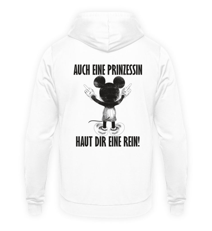 PRINZESSIN MAUS Rückendruck Unisex Hoodie