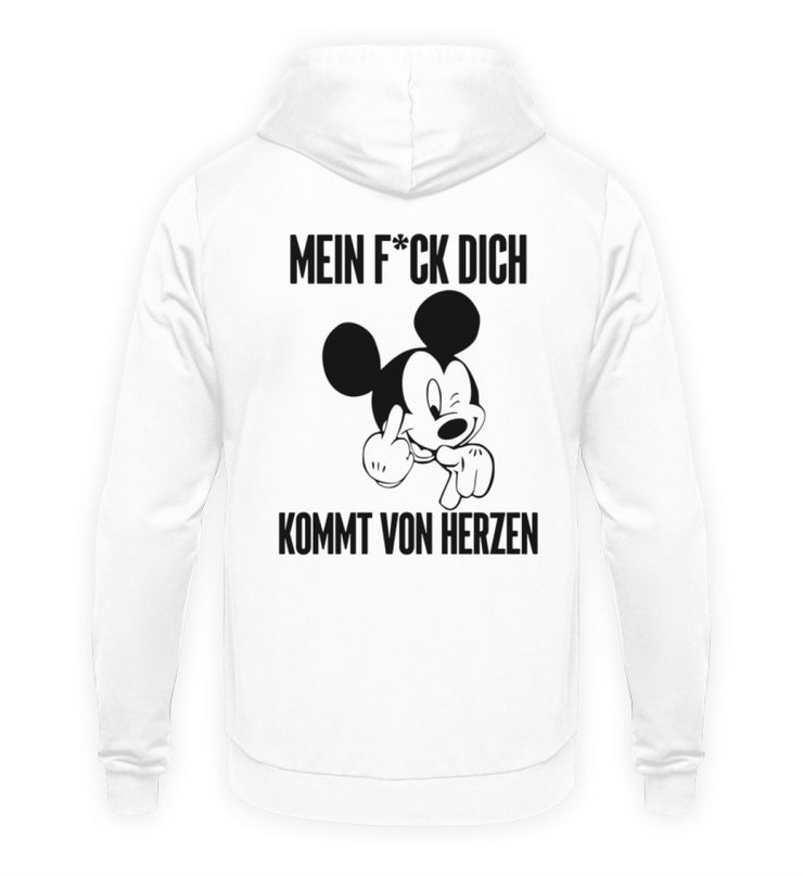 VON HERZEN MAUS Rückendruck Unisex Hoodie