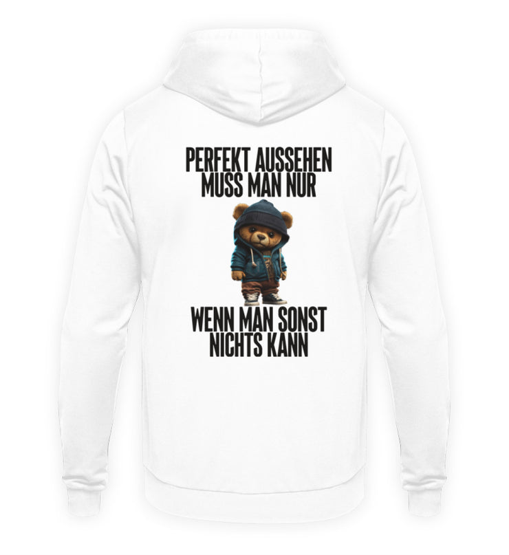 PERFEKT AUSSEHEN TEDDY Rückendruck Hoodie