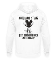 GUTE LAUNE MAUS Rückendruck Unisex Hoodie