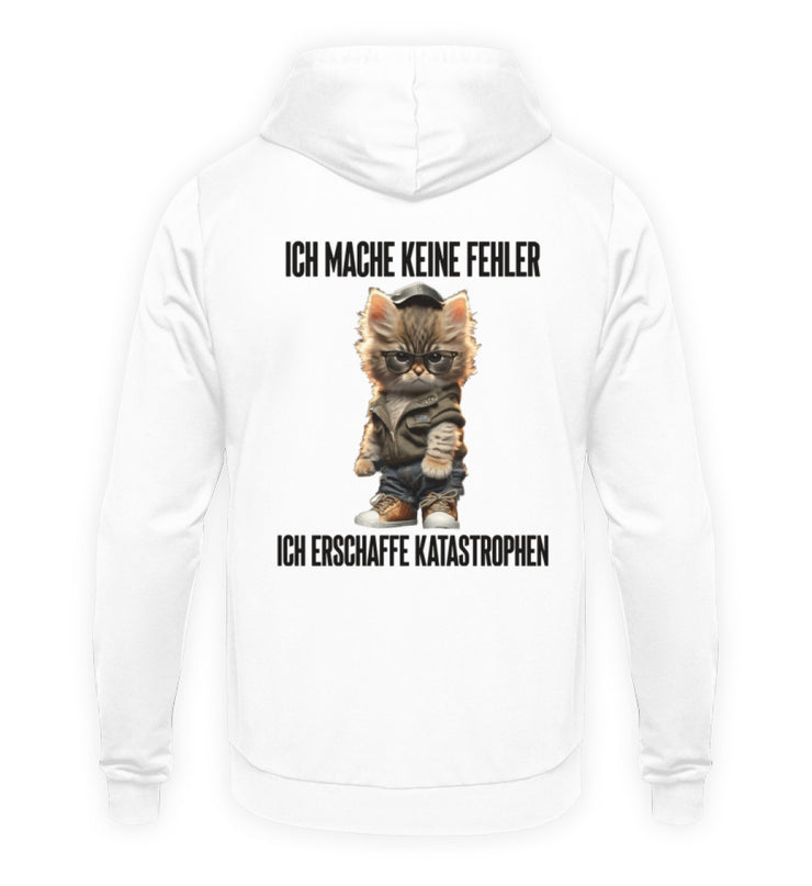 KATASTROPHEN KATZE Rückendruck Hoodie