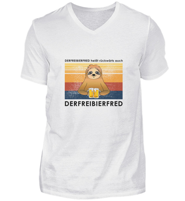 DERFREIBIERFRED V-Neck Shirt