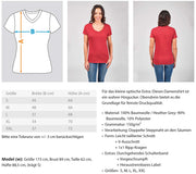 AUCH EINE PRINZESSIN HAUT DIR EINE REIN! V-Neck Shirt - Spruechefabrik