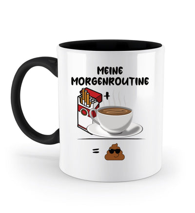 MEINE MORGENROUTINE Tasse - Spruechefabrik