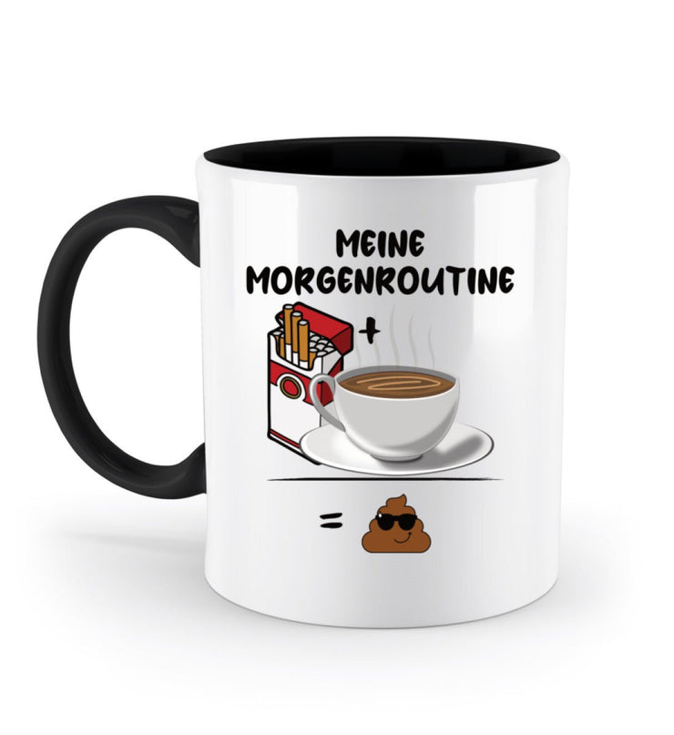 MEINE MORGENROUTINE Tasse - Spruechefabrik